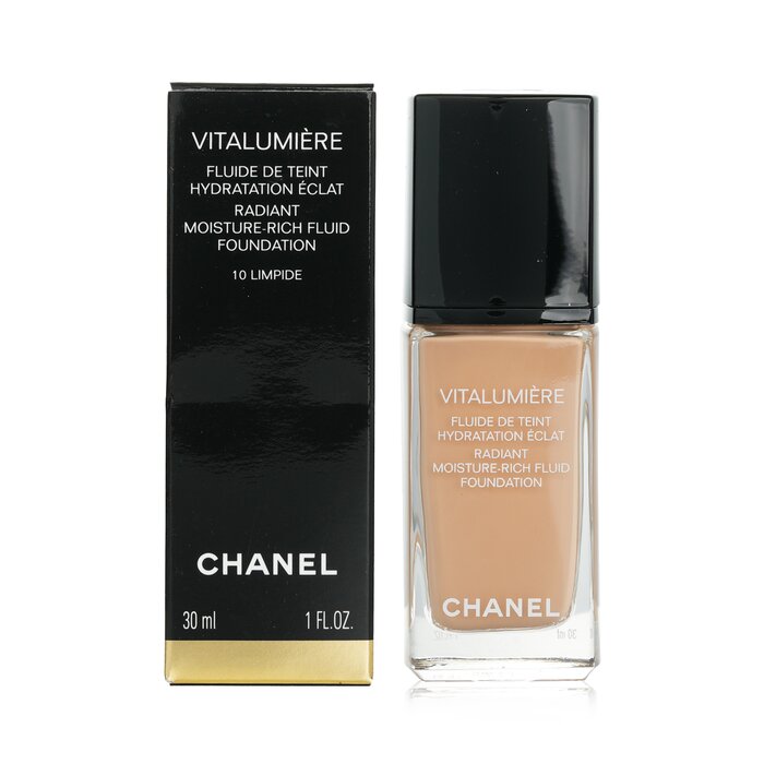 Vloeibare make-upbasis Chanel Vitalumière 10-limpide