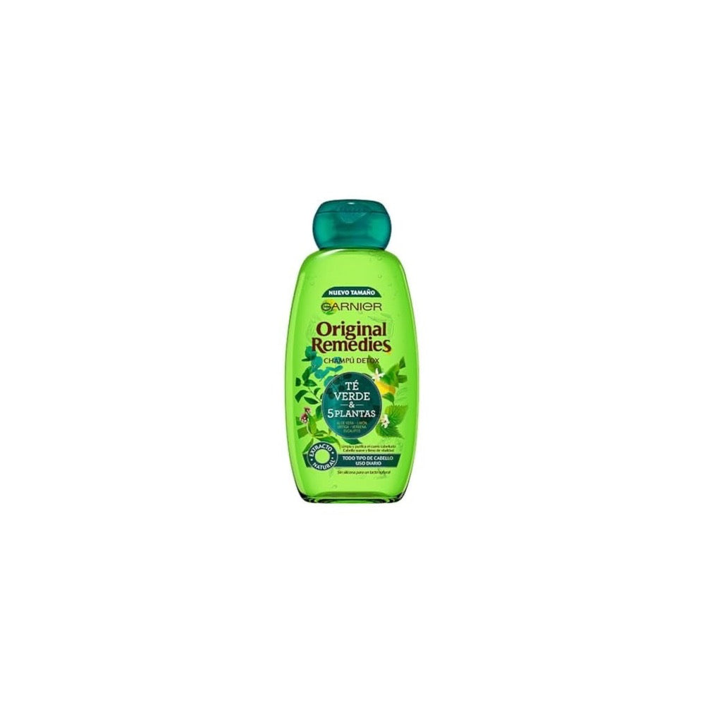 Garnier Original Remedies Green Tea & 5 Plants Revitalizing Shampoo 300 ml 1