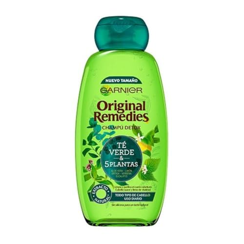 Garnier Original Remedies Green Tea & 5 Plants Revitalizing Shampoo 300 ml