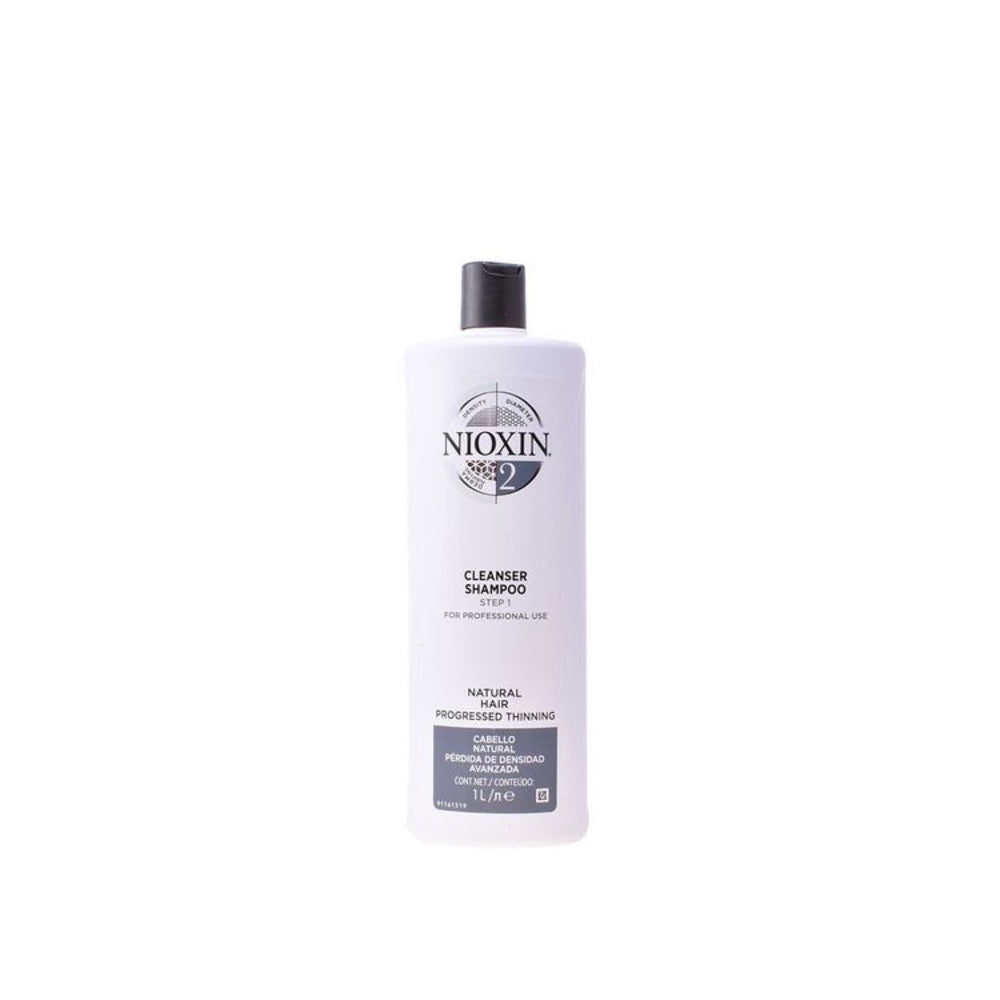 Nioxin System 2 Cleanser Shampoo for Fine Hair with Thinning 1