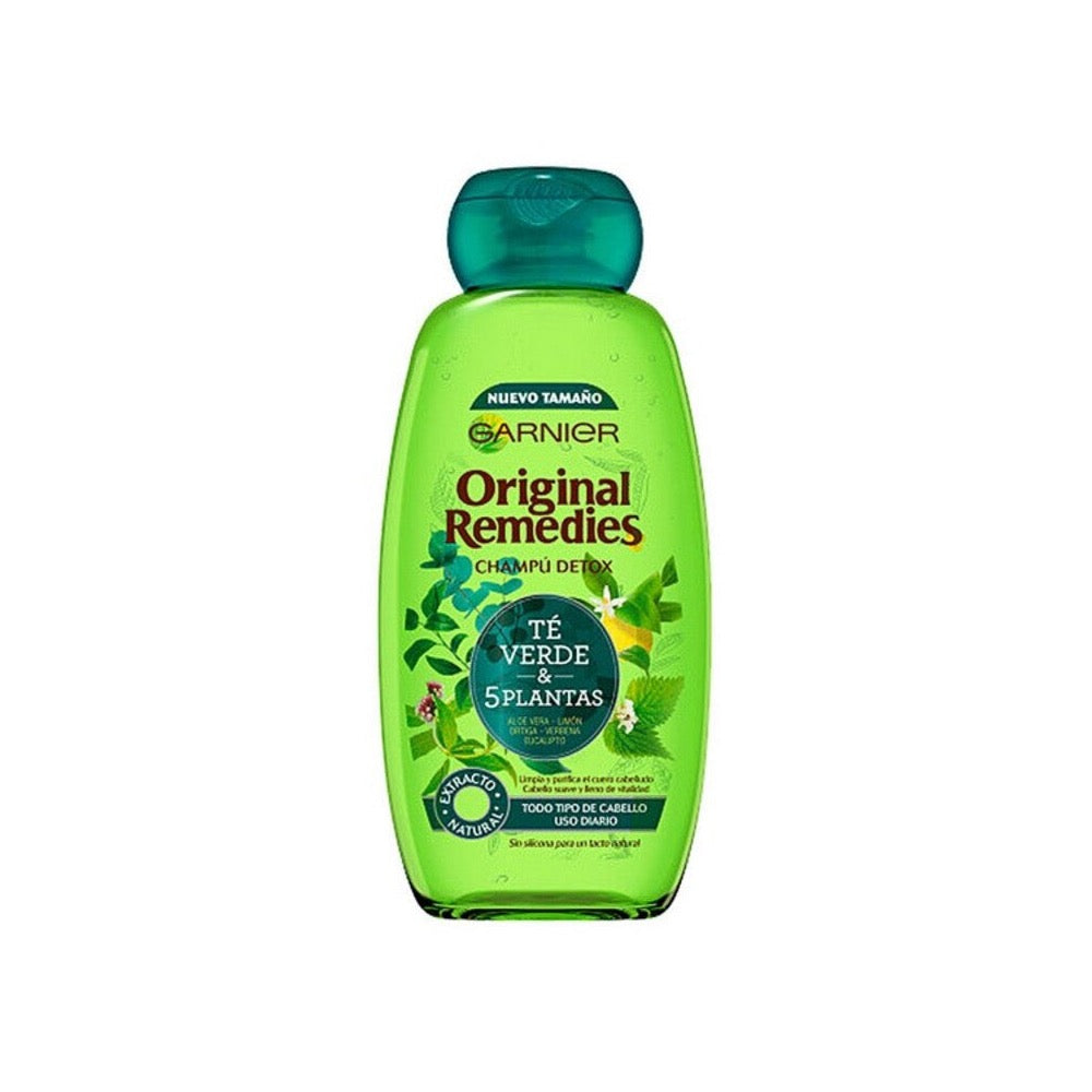 Garnier Original Remedies Green Tea & 5 Plants Revitalizing Shampoo 300 ml 2