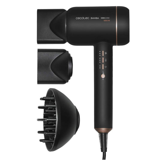 Cecotec Bamba IoniCare 6000 Rockstar Secador de pelo 1800W Negro