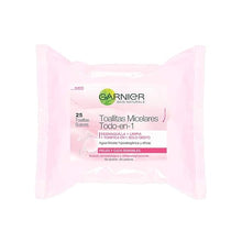 Load image into Gallery viewer, Make Up Remover Wipes Skin Naturals Agua Micelar Garnier
