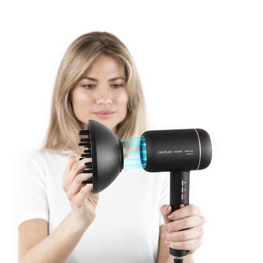 Cecotec Bamba IoniCare 6000 Rockstar Fire Hair Dryer 1800W Black