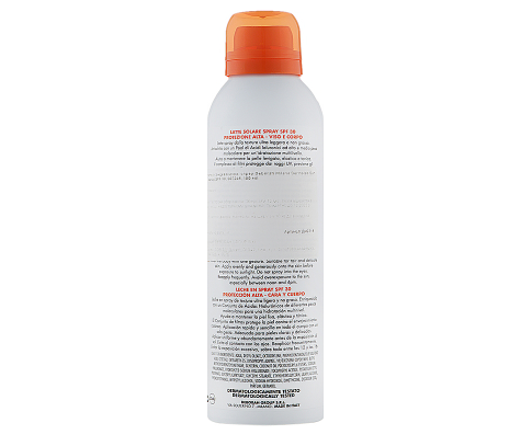 Spray solar Deborah Dermolab, leche solar SPF 30 (150 ml)