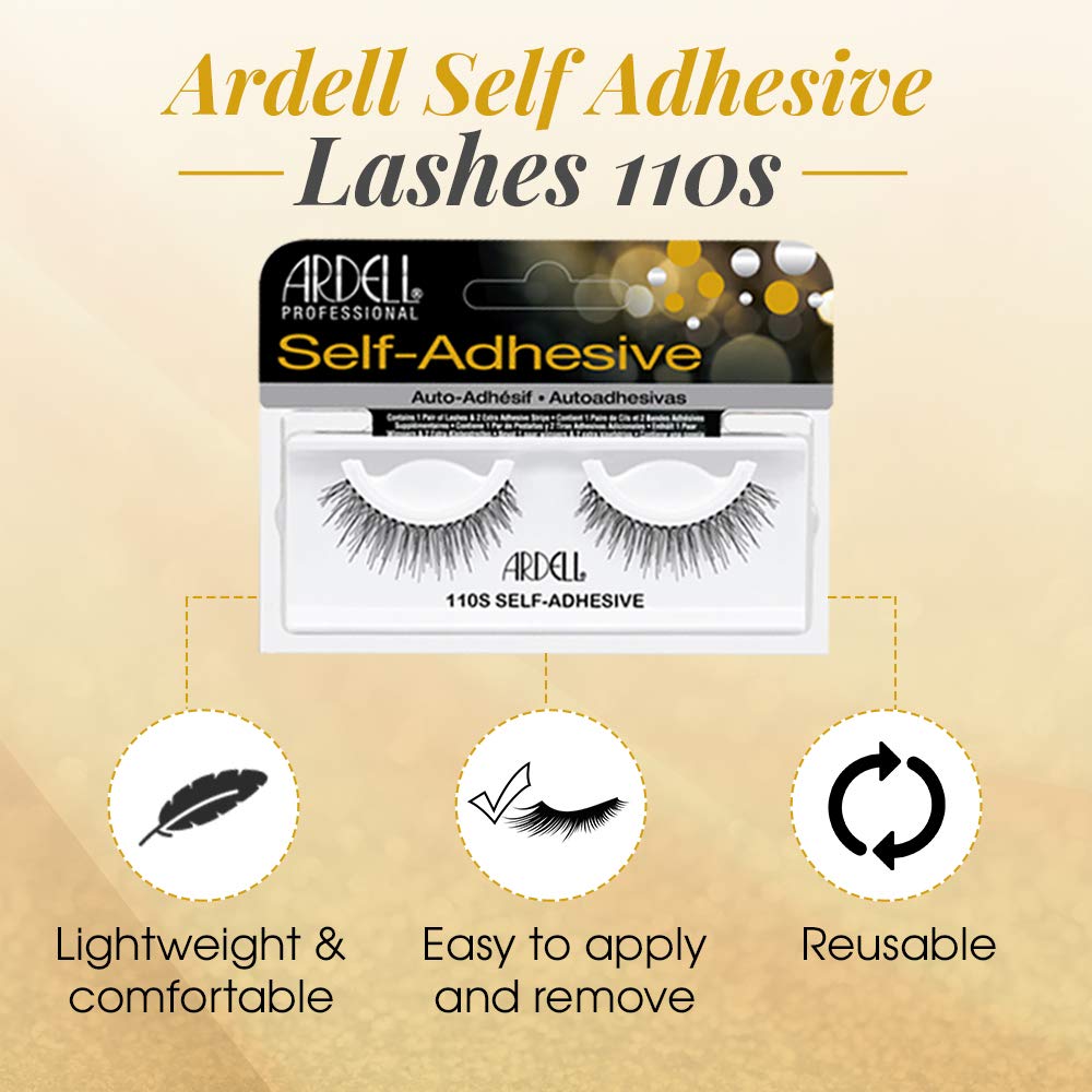 Faux cils Ardell Professional Noir 2 unités Autocollants