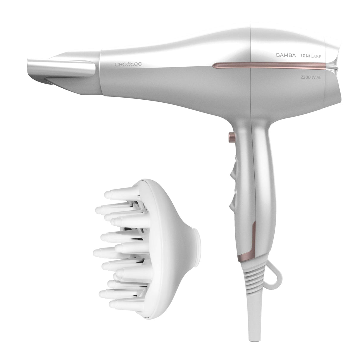 Secador de pelo Cecotec Bamba IoniCare 5300 Maxi Aura 2200W