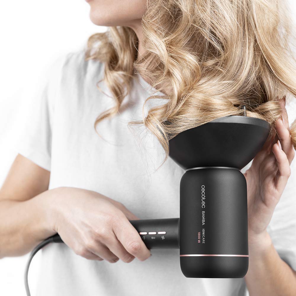 Cecotec Bamba IoniCare 6000 Rockstar Fire Hair Dryer 1800W Black