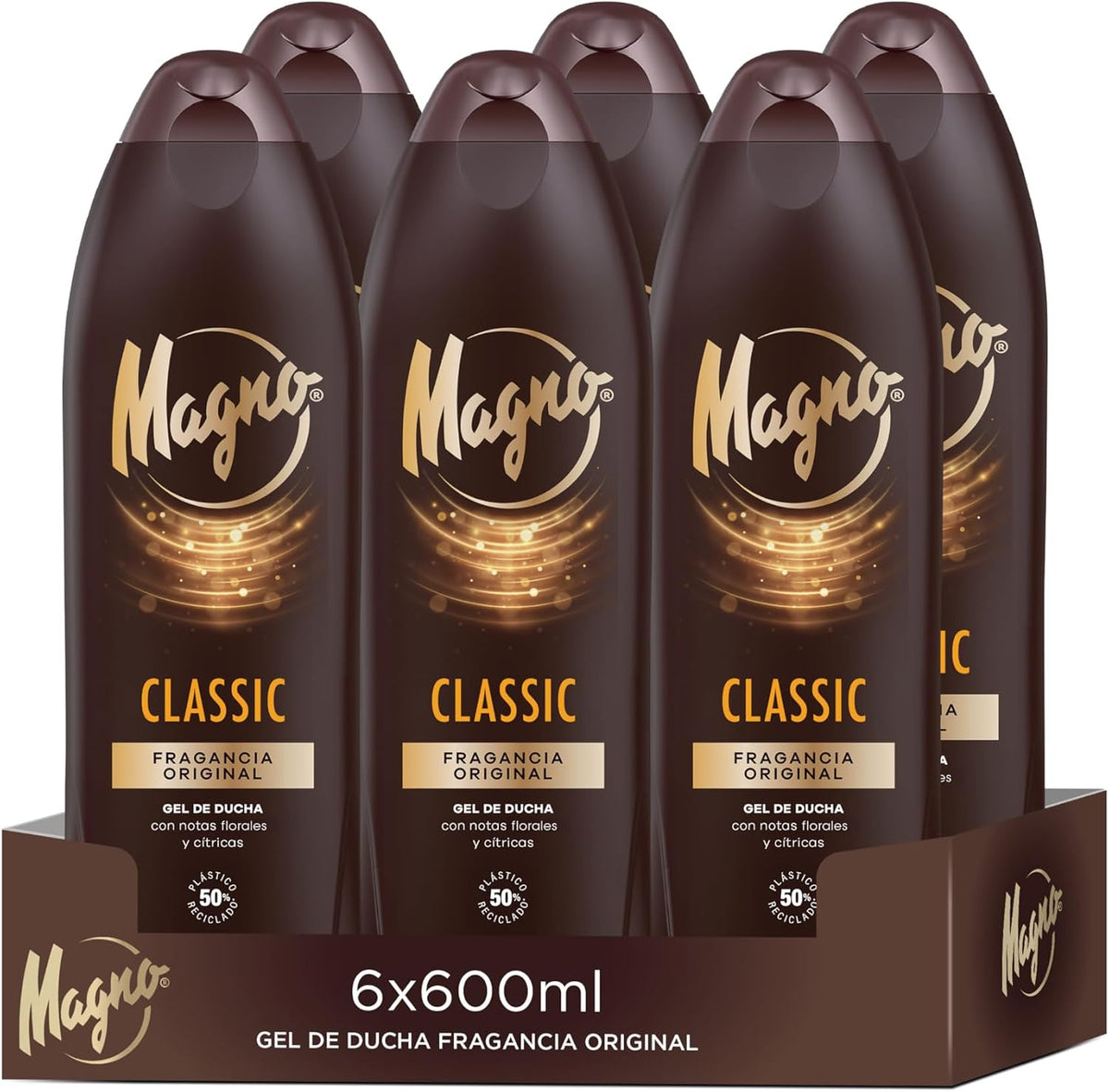 Magno Rose Elegant Shower Gel Refining Body Wash 550 ml