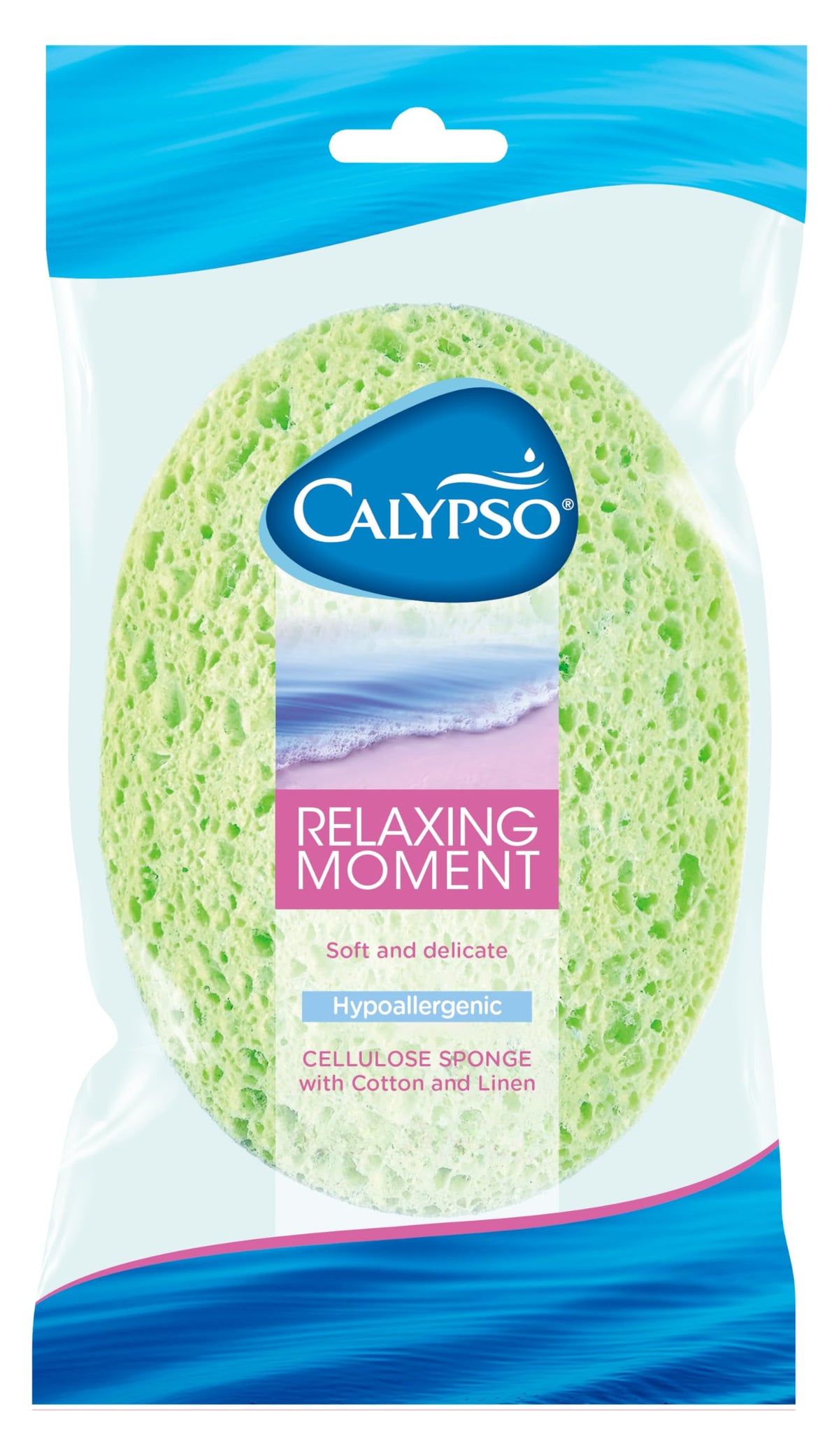 Calypso Natur Massage Body Sponges – Cellulose and Linen (2 pcs) 3