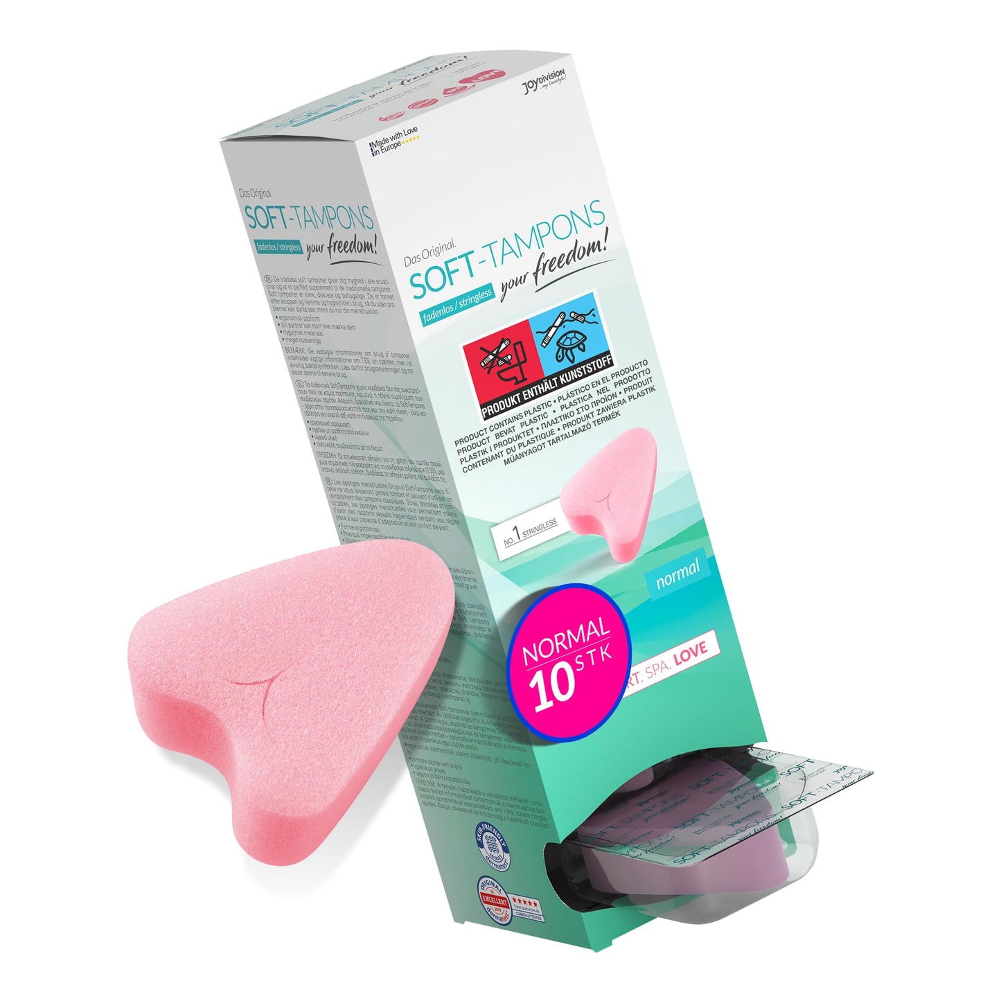 Tampons hygiéniques Sport, Spa & Love Joydivision Mini (10 uds)