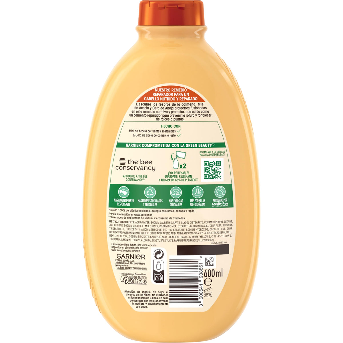 Garnier Original Remedies Green Tea & 5 Plants Revitalizing Shampoo 300 ml