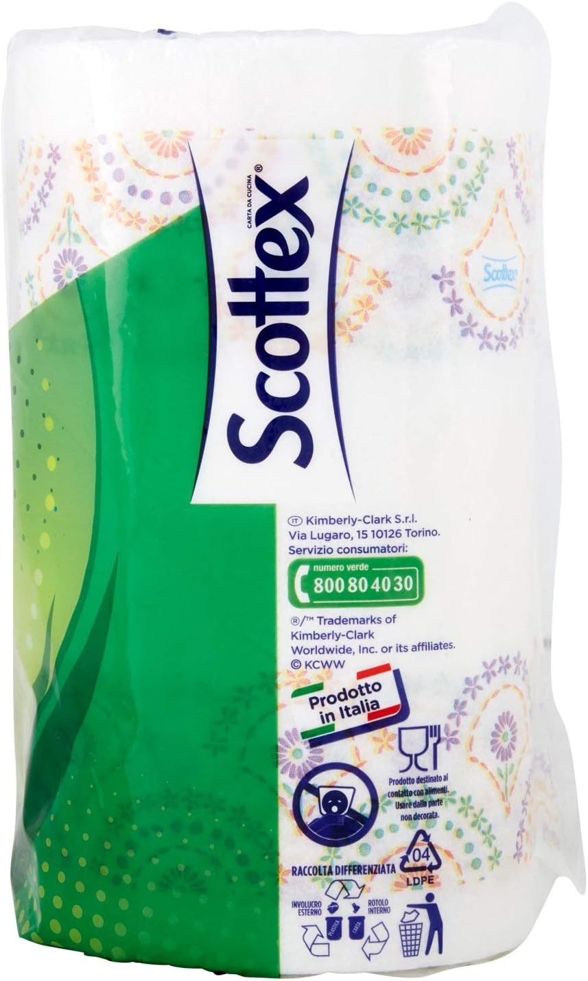 Scottex Giant Kitchen Paper Roll – Absorbent Household Tissue