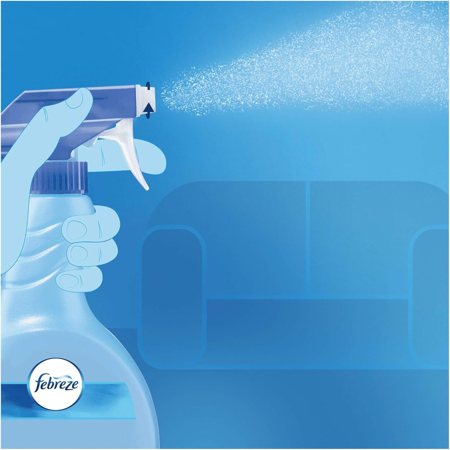 Febreze Textile Spray Classic – Fabric Freshener and Odour Eliminator (500 ml)