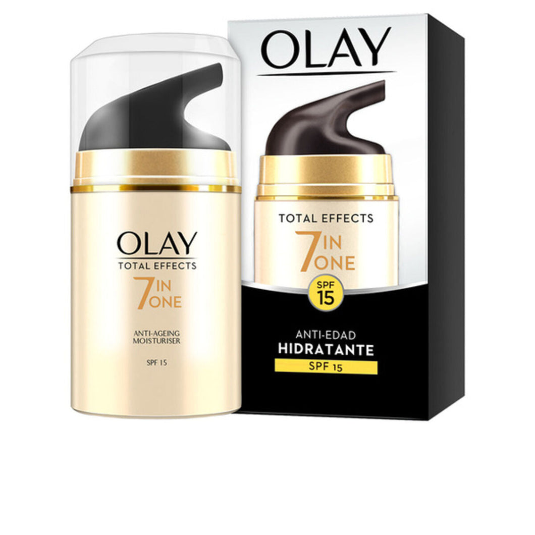 Crème hydratante anti-âge Total Effects Olay SPF 15 (50 ml)