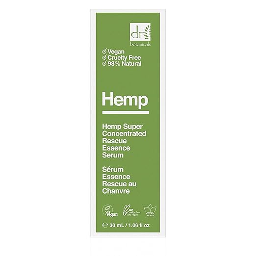 Dr Botanicals Hennep Super Geconcentreerd Rescue Essence Serum (30 ml)