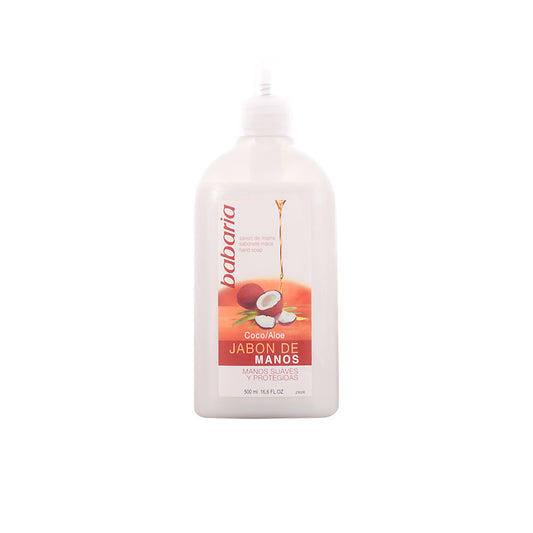 Babaria Coconut and Aloe Hand Soap – Moisturising Pump Cleanser (500 ml) 1