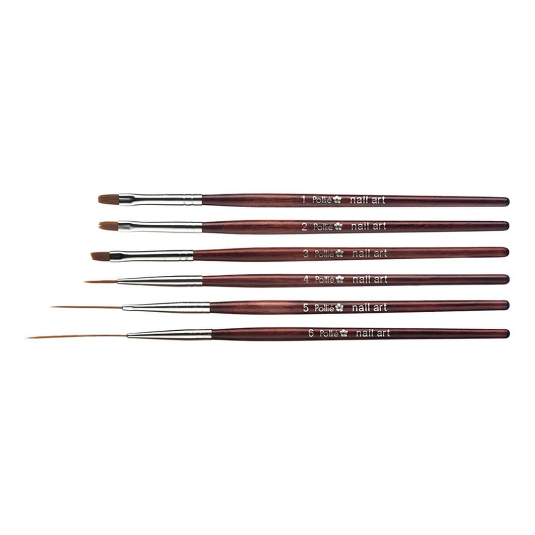Eurostil Paintbrush Set – 6 Professional Beauty & Decoration Brushes 3