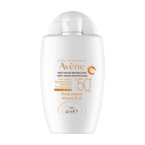 Loción solar Avène Fluide Minéral SPF 50+ (40 ml)