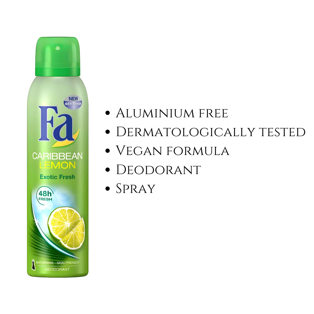 Fa Caribbean Lemon Exotic Fresh Deodorant Spray