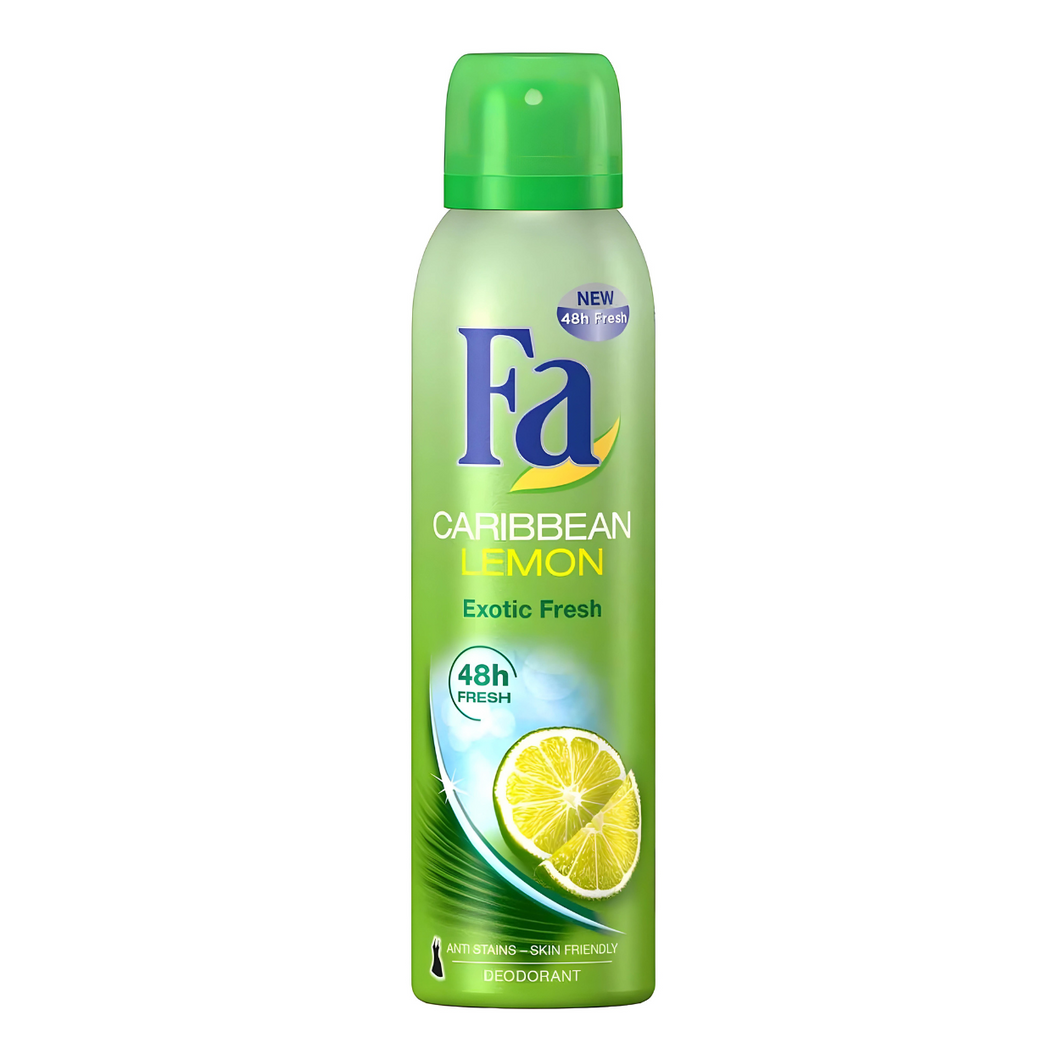 Déodorant Spray Frais Exotique Citron des Caraïbes Fa