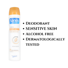 Lade das Bild in den Galerie-Viewer, Sanex Dermo Sensitive Antitranspirant Deodorant Spray
