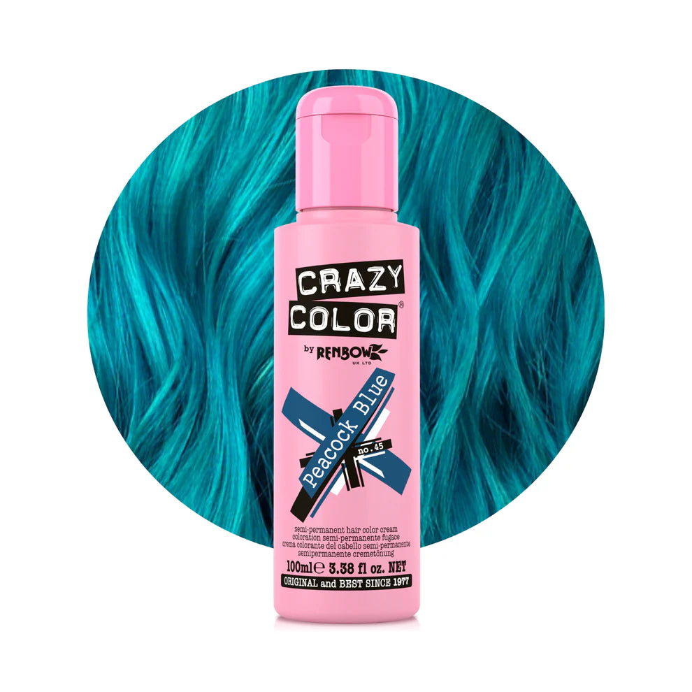 Renbow Crazy Color Azul Pavo Real 45 Tinte 100 ml