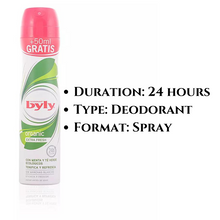 Charger l&#39;image dans la galerie, Byly Déodorant Spray Extra Frais Bio
