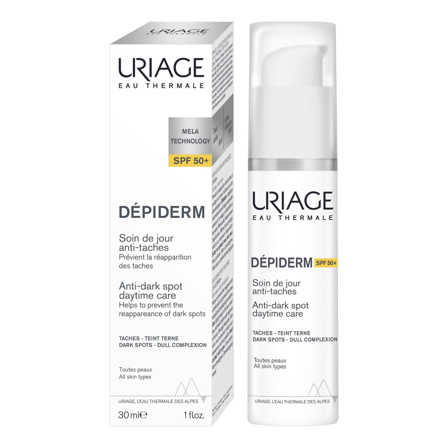Dépiderm Anti-Pigmentflecken-Behandlung Neu von Uriage LSF 15 (30 ml)