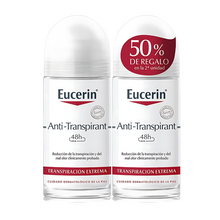 Load image into Gallery viewer, Eucerin Antiperspirant 48h Anti-Transpirant Roll-On 2 Units
