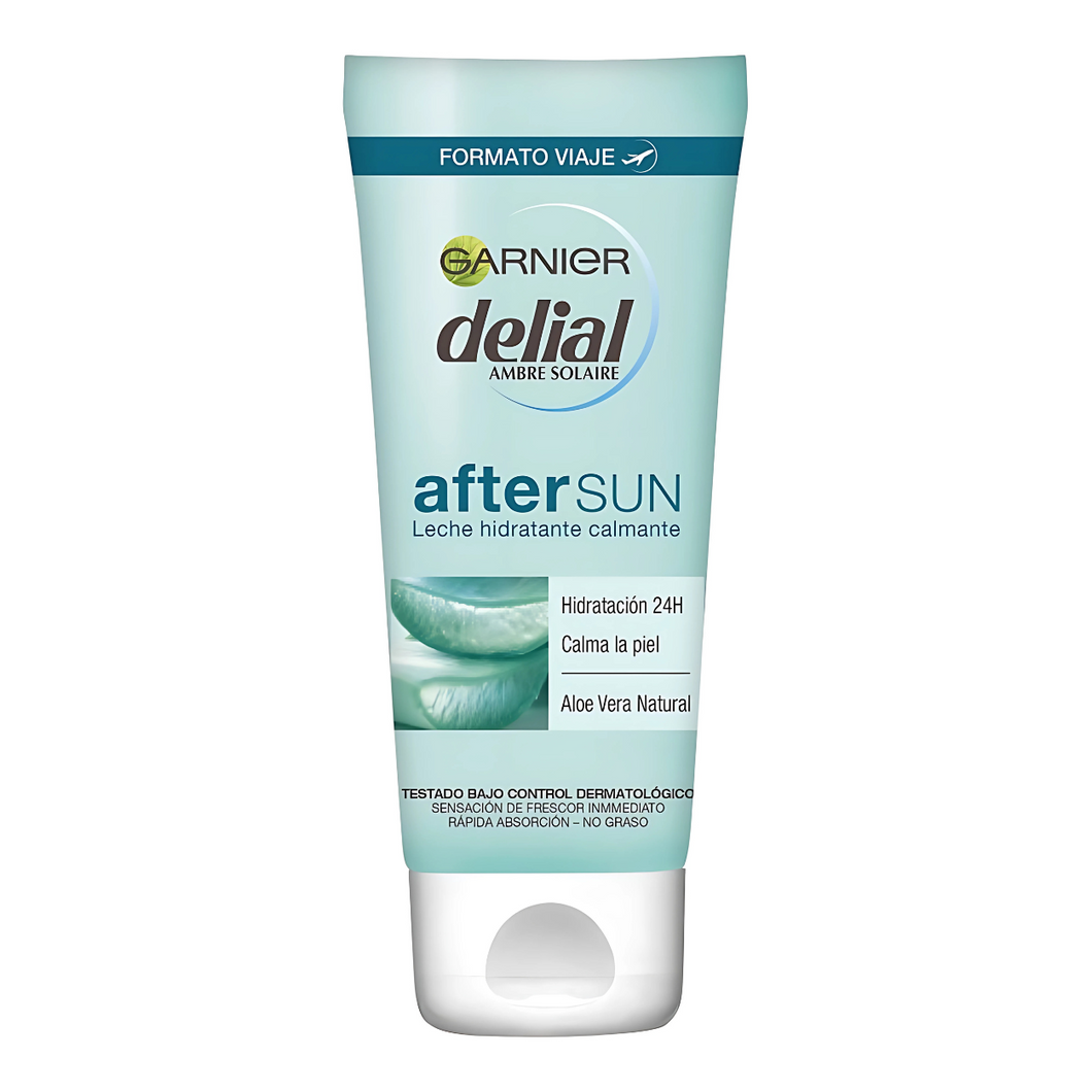 Garnier Delial Leche Después del Sol Calmante Hidratante Aloe Vera