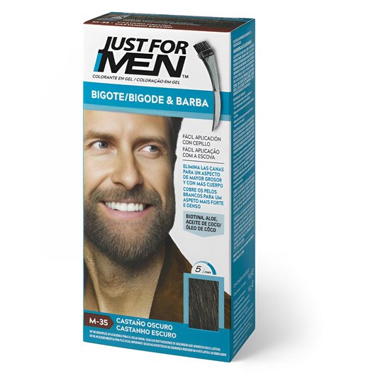 Just For Men Shampoo Dye Dark Brown Beard/Moustache