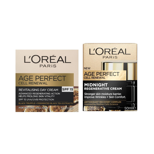 Crema de día nutritiva Age Perfect de L'Oréal con SPF 15 (50 ml)