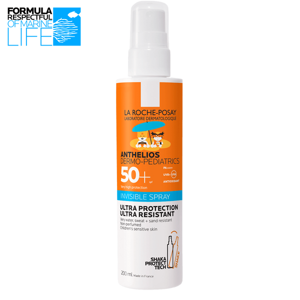 La Roche-Posay, protector solar en spray Anthelios Dermo-pediatrics SPF 50+ (200 ml)
