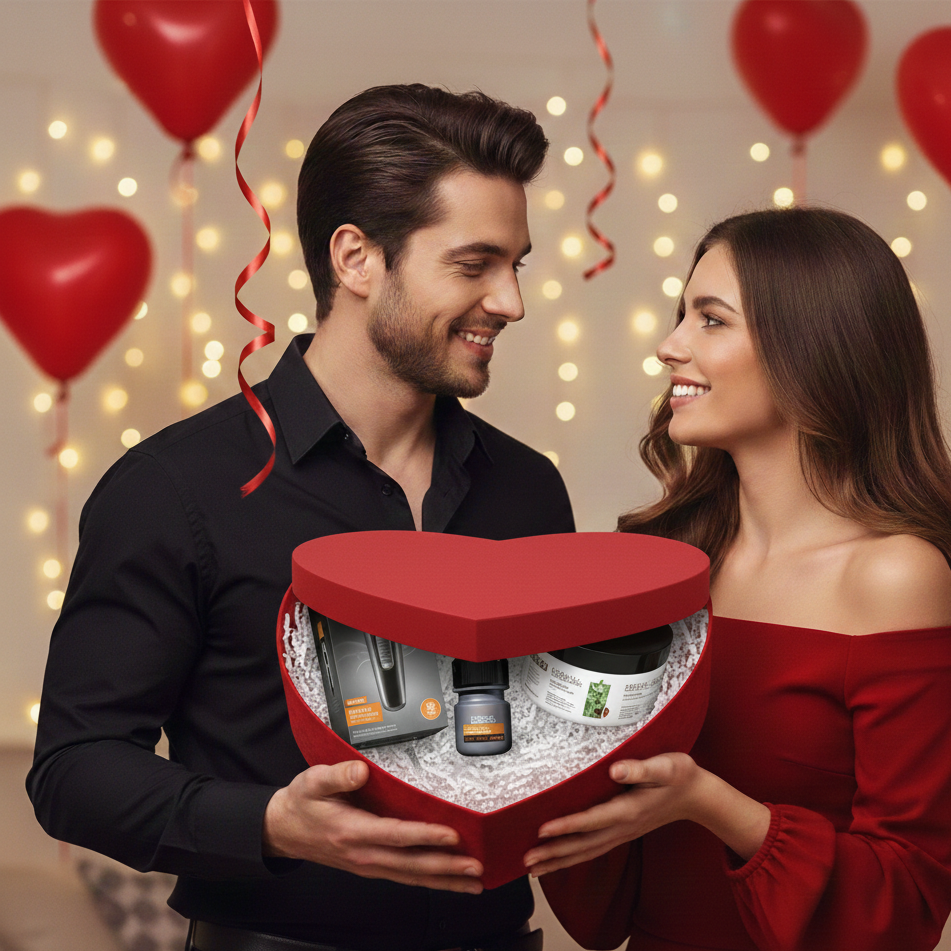Cuidado del cabello masculino Paquete San Valentín