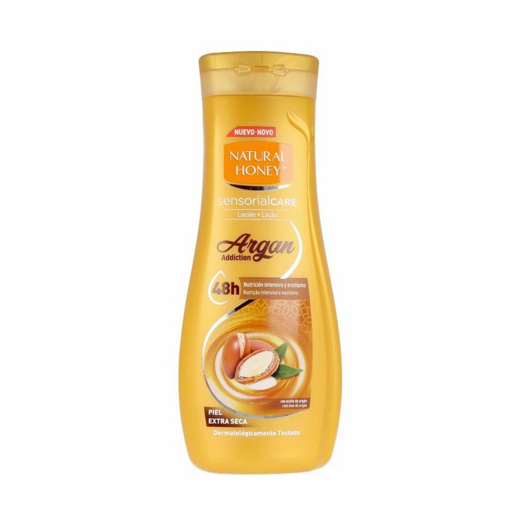 Lotion corporelle au miel naturel, huile d argan