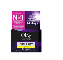 Load image into Gallery viewer, Olay Anti-Wrinkle Firm &amp; Lift SPF 15 Day Cream
