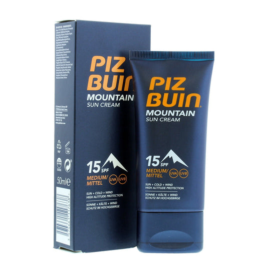 Sun Block Mountain Piz Buin Spf 15 (50 ml)