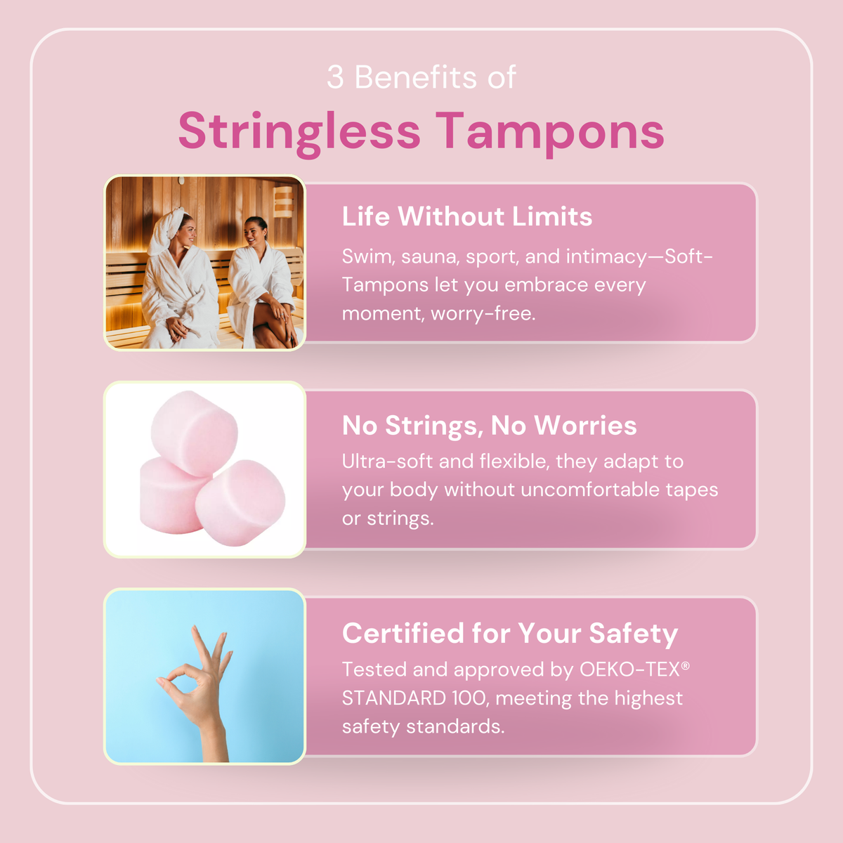 Tampons hygiéniques Joydivision Professional (50 uds)
