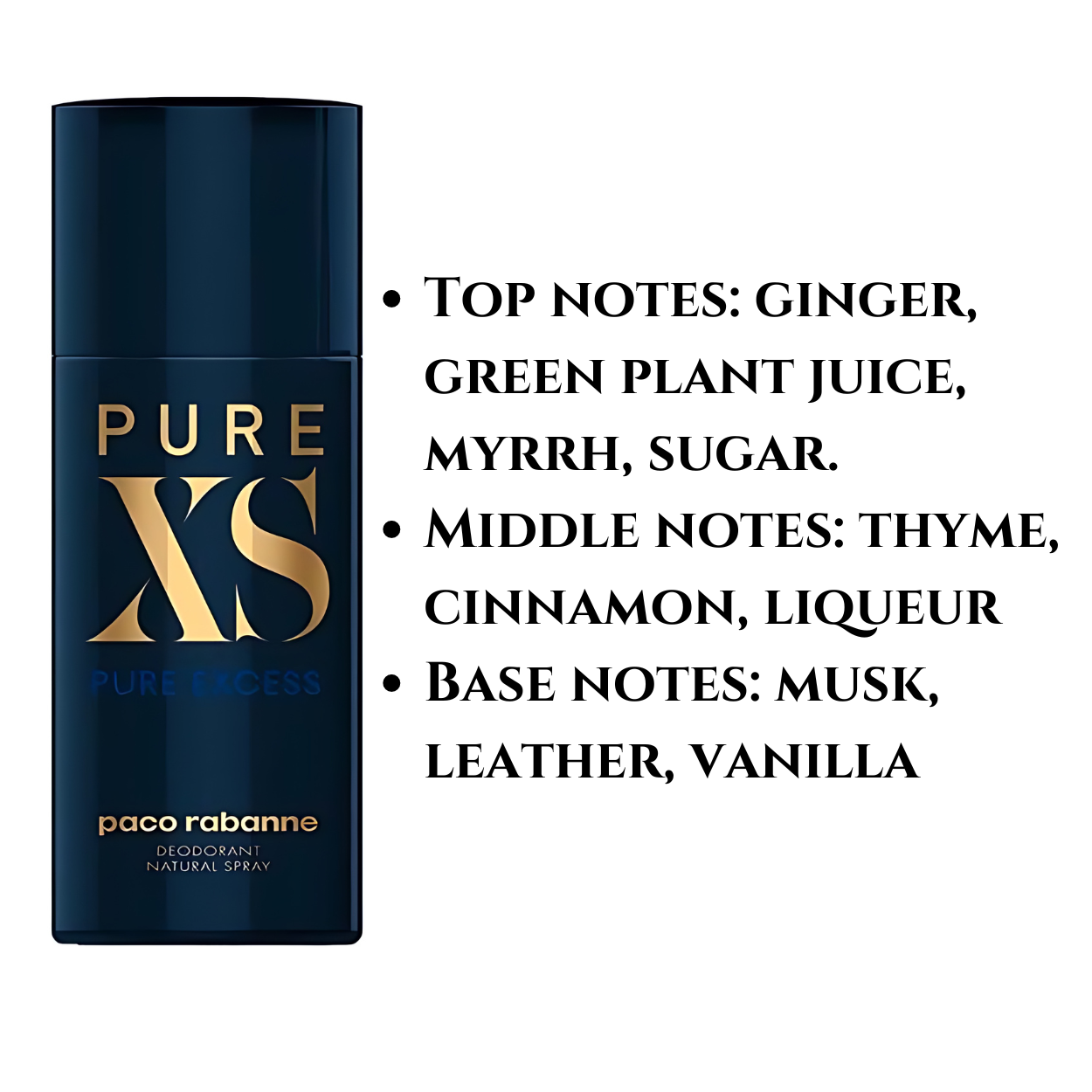 Rabanne Pure XS Déodorant Spray Naturel