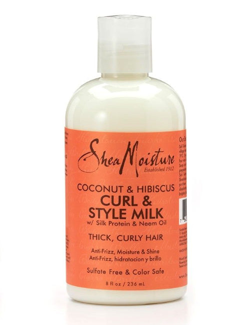 Crème coiffante Shea Moisture noix de coco et hibiscus 236 ml