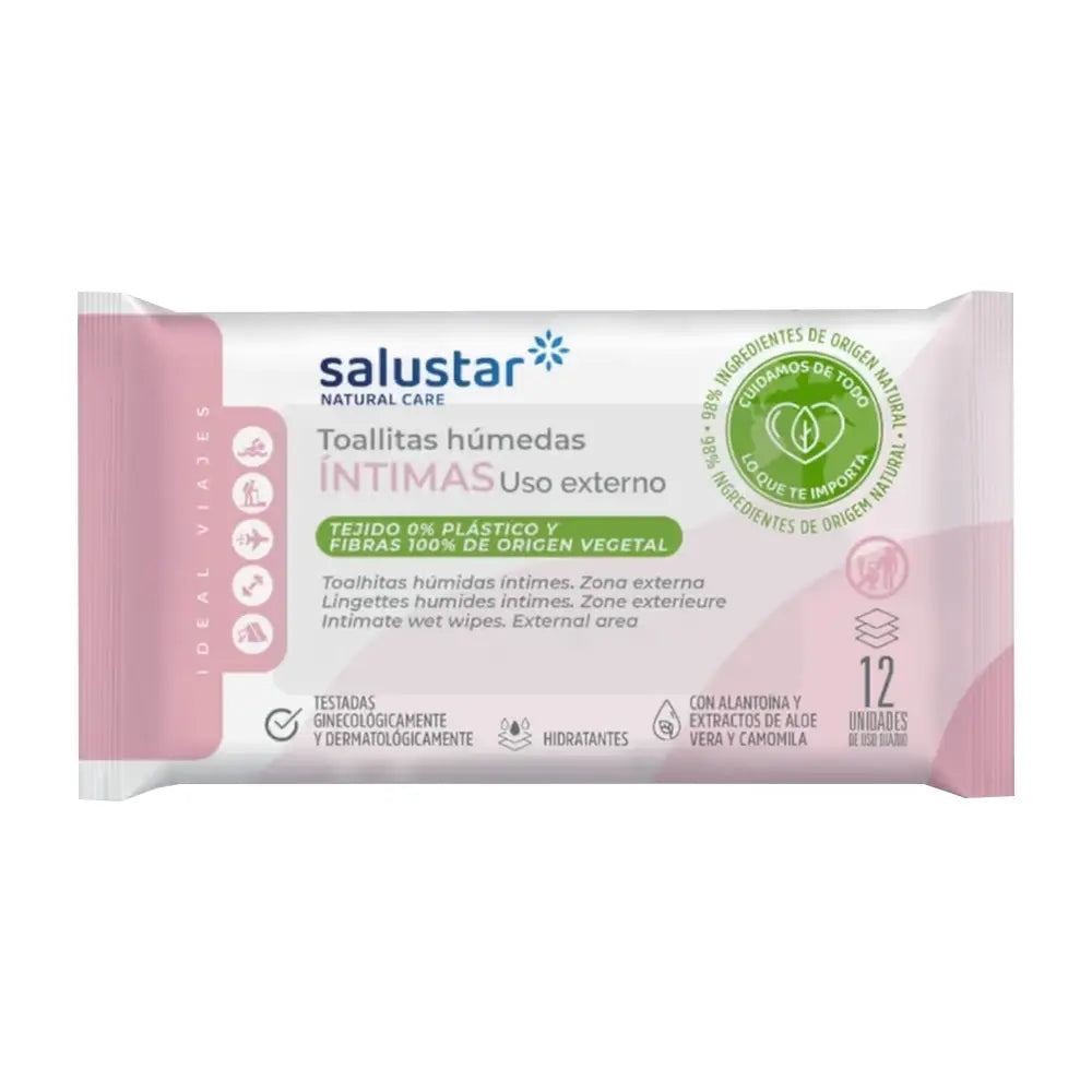 Salustar Hypoallergenic Moist Wipes – Intimate Hygiene Wipes (15 Units) 1