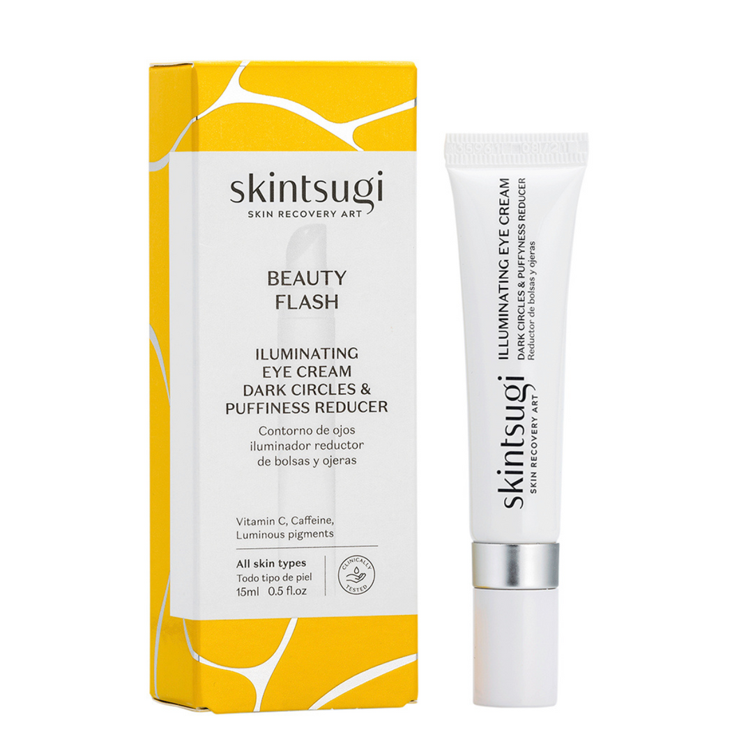 Skintsugi Beauty Flash Crème illuminatrice pour les yeux Réduit les cernes et les poches