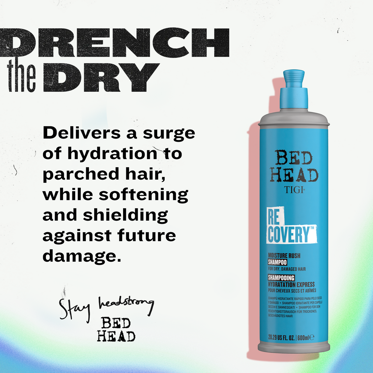 TIGI Bed Recovery vochtinbrengende shampoo voor droog haar 750 ml