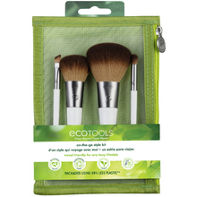 Charger l&#39;image dans la galerie, EcoTools All Eyes On Me ensemble de pinceaux avec pochette (4 pcs)
