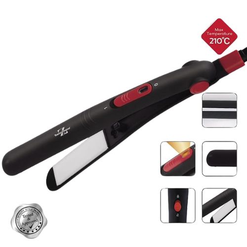 Ceramic Hair Straighteners SwissHome 25 W Red Black