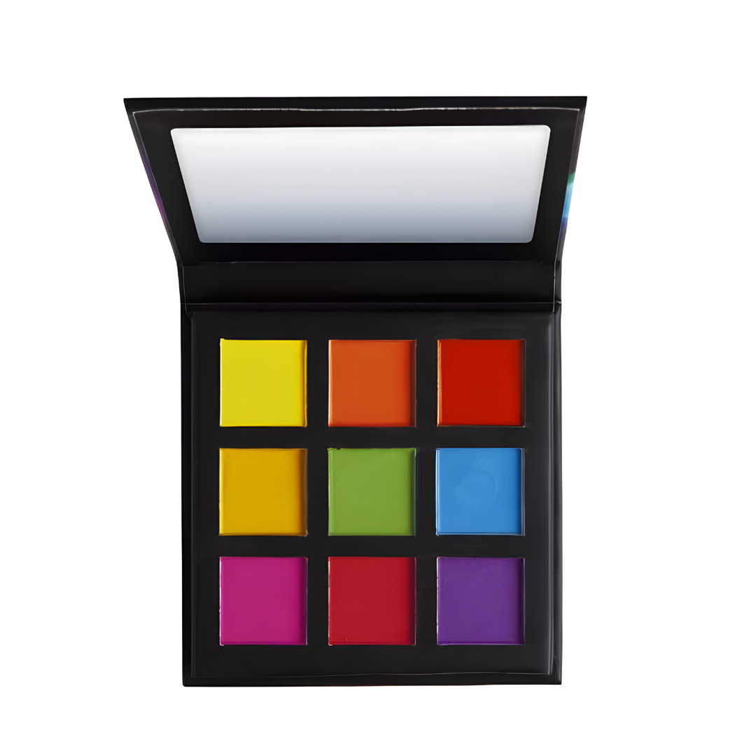 Paleta de sombras de ojos Magic Studio Flash Neon 9 colores