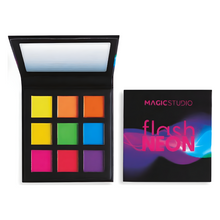 Charger l&#39;image dans la galerie, Magic Studio Flash Neon Eyeshadow Palette 9 couleurs

