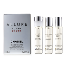 Load image into Gallery viewer, Chanel Allure Homme Sport Eau De Toilette Refillable Travel Spray Refill
