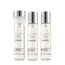 Cargar imagen en el visor de la galería, Chanel Allure Homme Sport Eau De Toilette Recargable en Spray de Viaje
